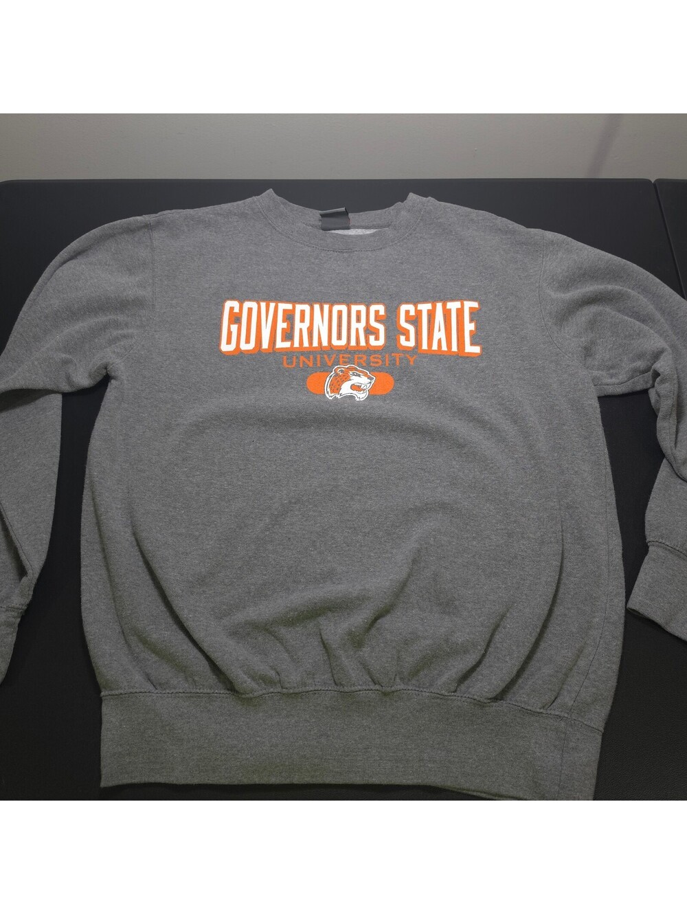 Governors State University Gray Crewneck Sweatshirt Medium